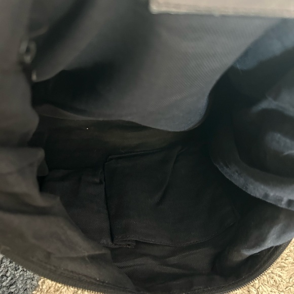 Sondra Robert Squared Vintage Faux Leather Black Rare Shoulder Bag Purse EUC - Picture 15 of 16